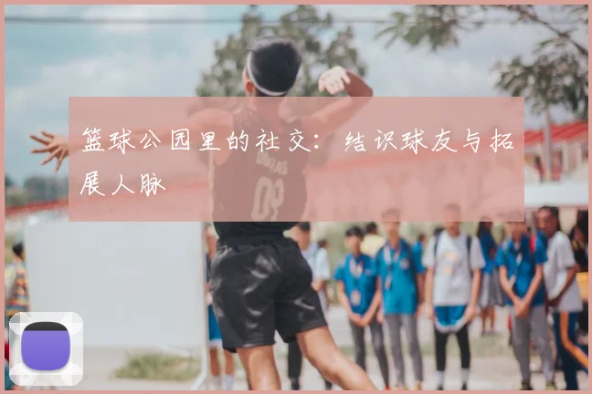 篮球公园里的社交：结识球友与拓展人脉